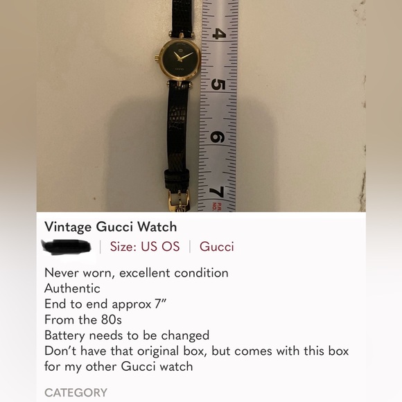 Vintage Gucci Watch - Picture 16 of 16